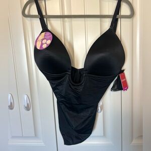 SPANX Black Shapewear Thong Bodysuit size XL